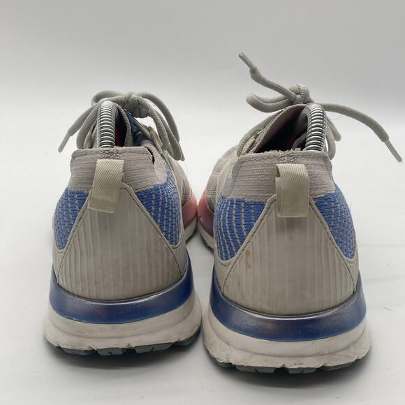 Womens Size 10B Brooks Ricochet 2 Gray/Blue/Red Athletic Running Shoes Sneakers - Picture 6 of 7